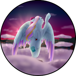 Size: 3000x3000 | Tagged: safe, artist:rubyflank, imported from derpibooru, oc, oc only, oc:cloud cake, pegasus, pony, female, mare, solo