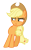 Size: 3500x5669 | Tagged: safe, artist:masem, imported from derpibooru, applejack, ppov, .ai available, absurd resolution, faic, female, pouting, sassy, simple background, solo, transparent background, vector