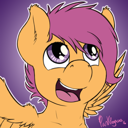 Size: 1000x1000 | Tagged: safe, artist:punk-pegasus, imported from derpibooru, scootaloo, female, solo