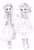 Size: 1377x2039 | Tagged: safe, artist:weiliy, imported from derpibooru, trixie, equestria girls, black and white, blushing, clothes, cute, diatrixes, dress, female, grayscale, humanized, looking at you, monochrome, simple background, solo, white background