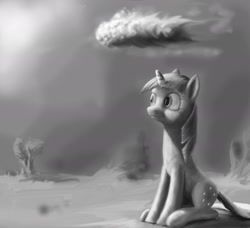 Size: 2130x1945 | Tagged: safe, artist:scayged, imported from derpibooru, twilight sparkle, pony, unicorn, cloud, female, monochrome, solo