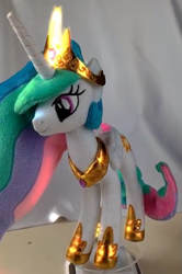 Size: 555x838 | Tagged: safe, artist:nekokevin, imported from derpibooru, princess celestia, irl, photo, plushie, solo