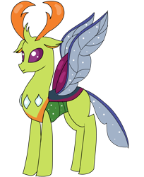 Size: 1006x1235 | Tagged: safe, artist:purfectprincessgirl, imported from derpibooru, thorax, changedling, changeling, to where and back again, changeling king, king thorax, male, simple background, solo, transparent background