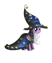 Size: 660x794 | Tagged: safe, artist:derpyfanboy, imported from derpibooru, twilight sparkle, female, simple background, solo, star swirl the bearded costume, transparent background, vector