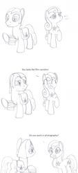 Size: 755x1671 | Tagged: safe, artist:dsb71013, imported from derpibooru, anchors away, oc, oc only, oc:static signal, comic, g3, g3 to g4, g4, generation leap, monochrome