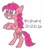 Size: 640x733 | Tagged: safe, artist:cmara, imported from derpibooru, pinkie pie, female, rearing, solo, traditional art