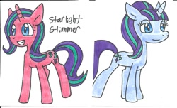 Size: 1114x678 | Tagged: safe, artist:cmara, imported from derpibooru, starlight glimmer, female, solo, traditional art