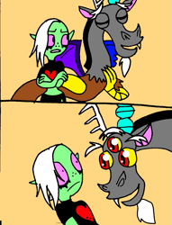 Size: 833x1091 | Tagged: safe, artist:cmara, imported from derpibooru, discord, creepy, crossover, lord dominator, paint tool sai, wander over yonder