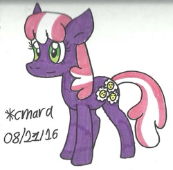 Size: 656x645 | Tagged: safe, artist:cmara, imported from derpibooru, cheerilee, female, solo, traditional art