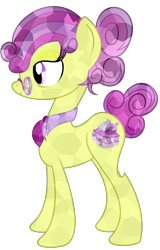 Size: 1919x3000 | Tagged: safe, artist:avarick, imported from derpibooru, oc, oc only, oc:gemstone coaster, crystal pony, pony, glasses, simple background, solo, transparent background