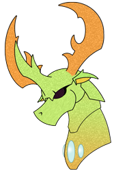Size: 555x833 | Tagged: safe, artist:combatkaiser, imported from derpibooru, thorax, changedling, changeling, to where and back again, king thorax, male, simple background, solo, transparent background