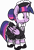 Size: 4099x6000 | Tagged: safe, artist:skitter, artist:slb94, imported from derpibooru, twilight sparkle, alicorn, pony, 2016, absurd resolution, clothes, cute, female, folded wings, maid, maidlight sparkle, mare, simple background, smiling, solo, transparent background, twilight sparkle (alicorn), vector