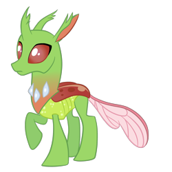 Size: 2000x2000 | Tagged: safe, artist:strangerdragos, imported from derpibooru, arista, changedling, changeling, to where and back again, background changeling, raised hoof, simple background, solo, transparent background, vector