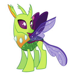 Size: 2000x2000 | Tagged: safe, artist:strangerdragos, imported from derpibooru, lokiax, changedling, changeling, to where and back again, background changeling, simple background, solo, spread wings, transparent background, vector, wings