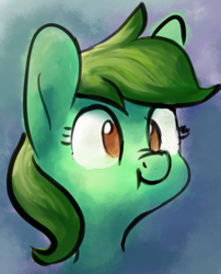 Size: 1280x1587 | Tagged: dead source, safe, artist:aemantaslim, artist:aemuhn, imported from derpibooru, oc, oc only, oc:ketupat pony, bust, nose wrinkle, solo