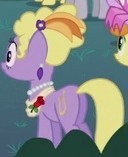 Size: 128x157 | Tagged: safe, imported from derpibooru, screencap, lyrica lilac, pony, sweet and elite, butt, cropped, female, mare, plot