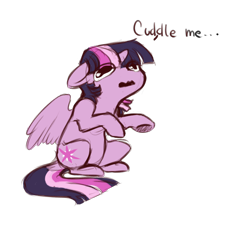 Size: 2200x2000 | Tagged: safe, artist:maxiima, imported from derpibooru, twilight sparkle, alicorn, pony, bronybait, cute, dialogue, female, floppy ears, hug request, looking at you, mare, puppy dog eyes, sad, simple background, sitting, solo, transparent background, twiabetes, twilight sparkle (alicorn)