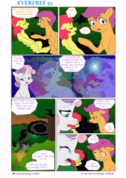 Size: 5784x8176 | Tagged: safe, artist:jeremy3, imported from derpibooru, apple bloom, scootaloo, sweetie belle, pony, comic:everfree, absurd resolution, comic, crying, cutie mark crusaders