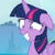 Size: 509x509 | Tagged: safe, imported from derpibooru, screencap, twilight sparkle, alicorn, pony, to where and back again, animated, eye twitch, female, floppy ears, forced smile, gif, loop, smiling, solo, twilight snapple, twilight sparkle (alicorn), wide eyes
