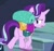 Size: 177x168 | Tagged: safe, imported from derpibooru, screencap, starlight glimmer, pony, unicorn, to where and back again, butt, cropped, female, looking back, mare, open mouth, plot, solo