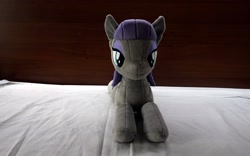 Size: 2048x1282 | Tagged: safe, artist:egalgay, imported from derpibooru, maud pie, cute, handmade, irl, maudabetes, photo, plushie, smiling, solo, toy, when she smiles
