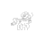 Size: 550x400 | Tagged: safe, artist:pintophile, imported from derpibooru, rarity, 30 minute art challenge, animated, black and white, eyes closed, female, gif, grayscale, monochrome, simple background, smiling, solo, string