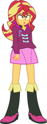 Size: 661x1726 | Tagged: safe, artist:minusclass, imported from derpibooru, sonata dusk, sunset shimmer, equestria girls, female, simple background, solo, transparent background