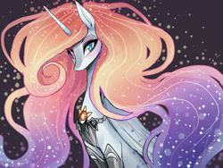 Size: 1024x768 | Tagged: safe, artist:liliumena, imported from derpibooru, princess celestia, princess luna, female, fusion, solo
