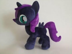 Size: 500x375 | Tagged: safe, artist:onlyfactory, imported from derpibooru, oc, oc only, oc:nyx, alicorn, pony, bootleg, irl, photo, plushie, solo