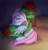 Size: 1571x1635 | Tagged: safe, artist:artoftheghostie, imported from derpibooru, oc, oc only, oc:night light, oc:nox, earth pony, pegasus, pony, bed, comforting, crying, duo, female, hug, male, mare, noxlight, pillow, stallion