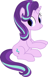 Size: 1195x1897 | Tagged: safe, artist:sketchmcreations, edit, editor:pontology, imported from derpibooru, starlight glimmer, empty eyes, female, frown, looking away, no catchlights, simple background, sitting, solo, transparent background, vector