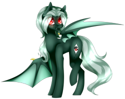 Size: 1024x809 | Tagged: safe, artist:itsizzybel, imported from derpibooru, oc, oc only, bat pony, pony, red eyes, simple background, solo, transparent background