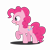 Size: 4001x4000 | Tagged: safe, artist:dalehogg, imported from derpibooru, pinkie pie, absurd resolution, female, raised hoof, simple background, solo, transparent background, vector