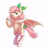 Size: 1150x1200 | Tagged: safe, artist:luciferamon, imported from derpibooru, oc, oc only, bat pony, pony, clothes, food, herbivore, peach, simple background, socks, solo, striped socks, white background