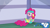Size: 1920x1090 | Tagged: safe, imported from derpibooru, screencap, pinkie pie, pony, a friend in deed, female, headband, mare, plushie, solo, workout outfit