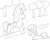 Size: 446x400 | Tagged: source needed, safe, artist:php162, imported from derpibooru, apple bloom, applejack, monochrome, mud, simple background, sketch, smiling, white background