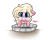 Size: 1024x819 | Tagged: safe, artist:h-analea, imported from derpibooru, oc, oc only, oc:hanalea, pony, cute, pie tin, puffy cheeks, regret, simple background, solo, transparent background