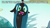 Size: 800x450 | Tagged: safe, edit, edited screencap, imported from derpibooru, screencap, queen chrysalis, changeling, changeling queen, to where and back again, female, former queen chrysalis, image macro, makeameme.org, meme, op, op is a duck, op is trying to start shit, solo