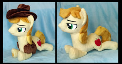 Size: 1024x539 | Tagged: safe, artist:appledew, imported from derpibooru, braeburn, irl, photo, plushie, solo