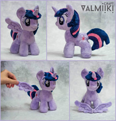 Size: 1200x1248 | Tagged: safe, artist:valmiiki, imported from derpibooru, twilight sparkle, alicorn, pony, chibi, irl, photo, plushie, solo, twilight sparkle (alicorn)