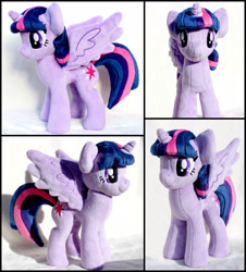 Size: 3069x3400 | Tagged: safe, artist:ohtheplushabilities, imported from derpibooru, twilight sparkle, alicorn, pony, irl, photo, plushie, solo, twilight sparkle (alicorn)