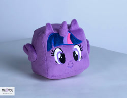 Size: 1400x1075 | Tagged: safe, artist:meplushyou, imported from derpibooru, twilight sparkle, alicorn, pony, cube, irl, photo, plushie, solo, twilight sparkle (alicorn)