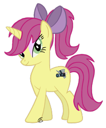 Size: 895x1079 | Tagged: safe, artist:blitzcaliber, imported from derpibooru, apple bloom, scootaloo, sweetie belle, cutie mark crusaders, fusion, gabby gums, the ultimate cutie mark crusader