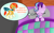 Size: 1024x640 | Tagged: safe, artist:felinefluff, imported from derpibooru, starlight glimmer, sunburst, pony, bed, blushing, dream, duo, male, shipping, sleeping, starburst, straight, thought bubble