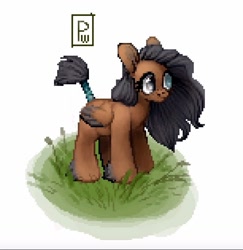 Size: 765x786 | Tagged: safe, artist:poisewritik, imported from derpibooru, oc, oc only, pony, pixel art, solo