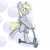 Size: 1024x1024 | Tagged: safe, artist:difis, artist:dumbf, imported from derpibooru, derpy hooves, pony, bipedal, cutie mark background, female, scooter, solo, underp