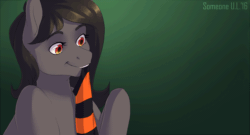 Size: 1280x691 | Tagged: safe, artist:somepony-ul, imported from derpibooru, oc, oc only, pony, animated, clothes, commission, cute, digital art, female, frame by frame, gif, gift art, mare, smiling, socks, solo, stockings, striped socks, tongue out, ych result
