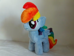 Size: 1024x768 | Tagged: safe, artist:bassplushproductions, imported from derpibooru, rainbow dash, irl, photo, plushie, solo