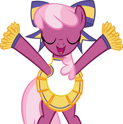 Size: 11070x11097 | Tagged: safe, artist:cyanlightning, imported from derpibooru, cheerilee, the cart before the ponies, .svg available, absurd resolution, cheerileeder, cheerleader, female, simple background, solo, transparent background, vector