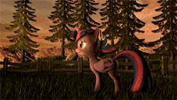 Size: 280x158 | Tagged: safe, artist:tsuriadragon, imported from derpibooru, applejack, fluttershy, pinkie pie, rainbow dash, rarity, spike, starlight glimmer, trixie, twilight sparkle, twilight sparkle (alicorn), alicorn, pony, 3d, animated, gif, mane seven, mane six, source filmmaker